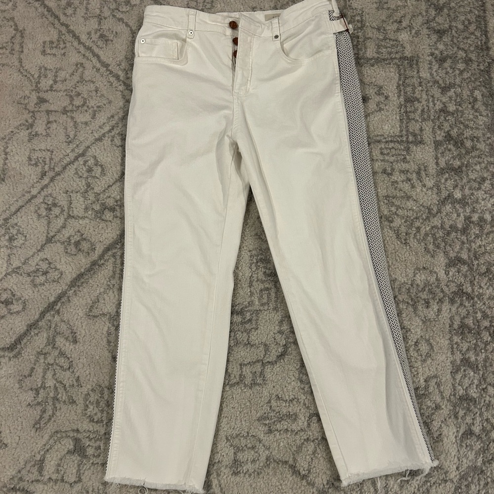 Anthropologie White Jeans